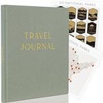 Beautiful Linen Travel Journal with