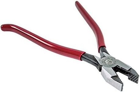 Klein Tools D201-7CSTA Ironworkers Pliers with Spring Loaded action, Aggressive Knurl, and Tempered Handles For Comfortable Cuts