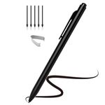 Ciscle EMR Stylus Compatible with Remarkable 2, Replacement Digital Pen with Eraser, 4096 Pressure Levels, Palm Rejection, Tilt Support, for Remarkable/Samsung/Wacom/Onyx EMR Devices-with 5 Pen Tips