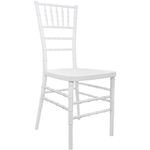 Flash Furniture RSCHI-W: Advantage White Resin Chiavari Chair