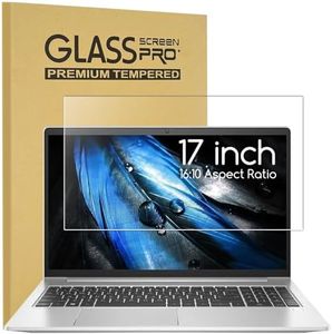 17 Inch Laptop Screen Protector Tempered Glass Compatible with All Other 17" Laptops Portable Monitor with 16:10 Aspect Ratio, (365.5 x 288mm, W x H) - Ultra Clear 9H, 17 Tempered Glass Shield