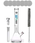 Ammo Glass® 12" Glass bong - With glass bong shooter and filter screens and cleaning brush