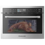 GASLAND 24 Inch Built in microwave oven, Microwave and Convection Oven Combination, 1000W, 11 Levels, Sensor Cook, Touch Control, LCD Display, 1.6 Cu. Ft Wall Microwave Oven Combos, Stainless Steel