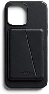 Bellroy Mod Case + Wallet for iPhone 14 Plus – (Leather Phone Case, Slim Card Holder) - Black