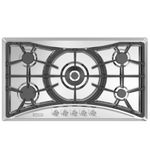 Empava 36" Gas Stove Cooktop with 5 Italy Sabaf Sealed Burners NG/LPG Convertible in Stainless Steel