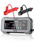 TEMOLA Battery Charger 12V, Automatic Trickle Charger-Battery Maintainer with Pulse Repair & Digital Display, for Car, AGM, LiFePO4, Boat, Motorcycle, Lawn Mower, Truck, SUV