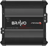 Stetsom Bravo Full 3000 2 Ohms Mono Car Amplifier, 3000.1 3K Watts RMS, 2Ω Stable Car Audio, HD Sound Quality, Crossover & Bass Boost, Car Stereo Speaker Subwoofer MD, Smart Coolers