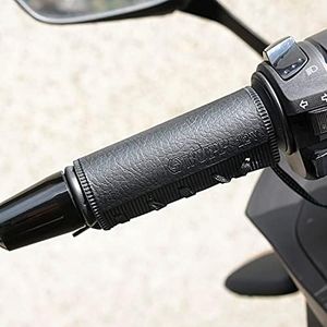 Vemote Motorcycle Heated Grips Cover Pad 12V, Universal Handlebar, Compatible with Harley Davidson, Temperature Adjustable Five Gear,Waterproof, ATV Hand Heater Warmer with Switch & Fuse