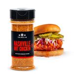 The Spice Lab Nashville Hot Chicken Seasoning - All Purpose Spicy Dry Rub for Chicken Wing Dust Seasoning - Gluten Free & Kosher Southern Flavor – 6.5 oz Shaker – 7106