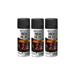 Rust-Oleum 248903A3 High Heat Spray Paint, Flat Black