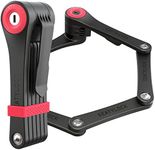 FoldyLock Clipster Folding Bike Lock - Award Winning Wearable Compact Bicycle Lock - Ultra Sleek Lightweight Smart Bike Security Accessory with Key Set for Bikes E Bikes and Scooters - 29.5"