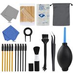 Bigqin 12 in 1 Professional Camera Cleaning Kit 142 Pcs for DSLR Camera Lens Sensor Care Cleaning Tools and Accessories, Cleaning Cloth, Air Blower, Lens Brush, Cleaning Swabs, Tweezers etc.