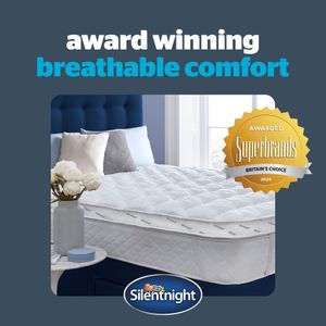 Silentnight Airmax 800 Double Mattress Topper – Breathable Comfort