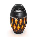 SZGMJIA Gejiaseller Led Flame Speakers, Flame Torch Atmosphere Speaker Bluetooth 4.2 Wireless Portable Outdoor HD Audio Waterproof Speaker with LED Flickers Warm Night Lights for iPhone/iPad/Android