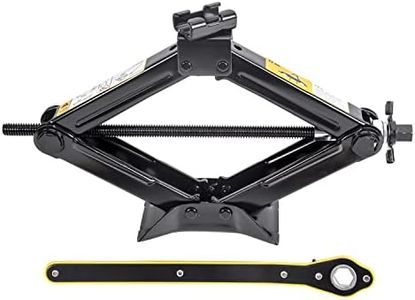 LEAD BRAND LEAD BRAND Scissor Jack 1.5 Tons(3,307 lbs) Capacity Saving Strength Design VA004