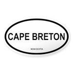 CafePress Cape Breton Oval Sticker Oval Bumper Sticker Car Decal