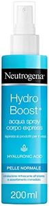 Neutrogena, Acqua Spray Corpo Express, Hydro Boost, con Acido Ialuronico, Idratante, 200ml