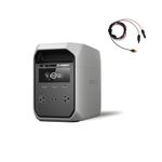 EcoFlow DELTA 3 Classic Portable Power Station with Solar Charge Cable/Connector, 1024Wh LiFePO4 Battery, 1800W (3600W Surge), Solar Generator (Optional Panel), Ultra-Fast Charging Home Backup