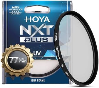 Hoya NXT Plus 77mm UV Filter — Schott B270 Clear Glass with 10-Layer HMC Multi-Coating for 98% Light Transmission, Waterproof Top-Coat, Aluminum Frame - Camera Lens Filter for Sharp, Clear Images