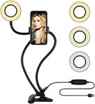 Unifree Professional Selfie Ring Light and Cell Phone & Webcam Holder Stand for Live Stream, Makeup TIK Tok, Vigo, YouTube and Video Recording.