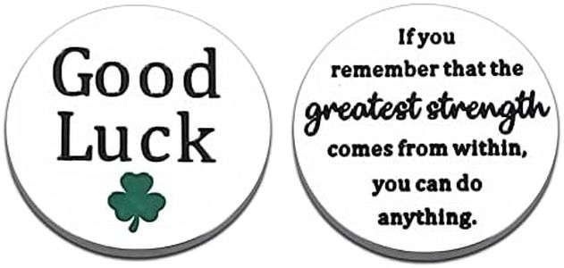 Good Luck Charms St. Patrick's Day Lucky Coins for Women Men Good Luck Gifts for Him Her Birthday Graduation Gifts for Her Christmas Stocking Stuffers for Teens Friends Coworker Leaving Gifts