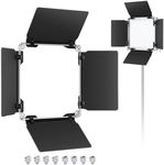 Neewer Professional LED Video Light Barn Door for Neewer 480 LED Light Panel 4.5x6.9 Inches/11.5x17.5 cm, Solid Metal Construction (Only Barndoor Included)