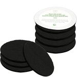 Compost Bin Filters Extra Thick Round Food Waste Caddy Odour Filter Refill Activated Charcoal Filters Universal Size Fits ALL Compost Bins up to 17cm (Pack of 8)