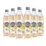 Paper Boat Ginger Lemon Sparkling Water, Pack of 6, 600ml Each | Carbonated Water | Zero Sugar, Zero Calories I Sugar Free
