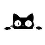 FUNMOME Car Stickers Universal Vinyl Reflective Peeking Cat Animal Cars Styling Decorative s Decals Auto Door Window Bumper Waterproof Protection Sticker Black for White Car