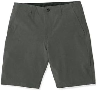 Volcom Men's Kerosene 21" Hybrid Chino Shorts, Charcoal Heather, 40