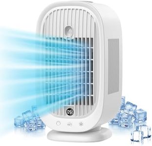Portable Air Conditioner, Mini Air Conditioning Unit, 4-in-1 Evaporative Air Cooler, Portable Air Cooler With 5 Wind Speed, Humidifier Air Cooling Fan,Personal Air Cooler Fan for Room,Home,Office