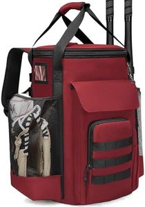 Baseball Bucket Bag Backpack, Softball Coaches Bag Fit 6 Gallon Bucket