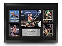 HWC Trading Canelo Alvarez Boxing 16 x 12 inch (A3) Printed Gifts Signed Autograph Picture for Boxer Memorabilia Fans - 16" x 12" Framed