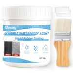 Transparent Waterproof Coating Agent, Invisible Waterproof Agent, Super Strong Waterproof Insulation Sealant, Waterproof Coating Suitable for Indoor and Outdoor Joints, Cracks and Leaks (300g*1)