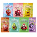 Face Mask Set Skin Care for Teenage Girls - Hydrating Sheet Mask to Moisturizing and Smoothing - Fruit Face Mask Gift Set to Improve dullness & Brighten - Gift Set for Women for All Skin Types(7PCS)