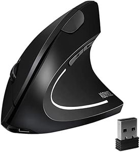 ASOYIOL Ergonomic Mouse Wireless,Rechargeable Vertical Mouse with USB Receiver,6 Buttons 800/1200/1600 Computer Mouse for Laptop