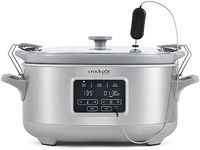 Crock-Pot 7-Quart Cook & Carry™ Slow Cooker with Sous Vide,Programmable, Stainless Steel