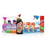 Harpic Ultimate Home Essentials Spring Cleaning Products Bundle | Harpic, Cilit Bang, Vanish, Windolene and Mr. Sheen (8 Items) | for All Home Cleaning Solutions