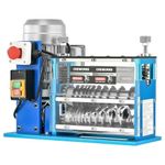 CREWORKS Electric Wire Stripping Machine 370W Automatic Cable Stripping Machine 1.5mm ~ 38mm Cable Stripper Copper Recycle Wire Stripper with 11 Multi-Holes