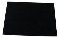 Premium Quality Suede Sheet 8.5"x12" with Super-Strong self-Adhesive Backing. Ideal for Making Soles for Dance Shoes. [Suede-DIY-Black]