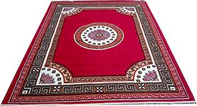 Comely rugs Silk Carpet for Your Hall & Living Room Bedroom Drawing Room Thick and Anti Slip Carpets and Rugs 5x7 feet