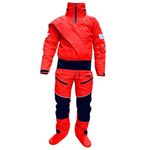 Men Hooded One-Piece Overall Paddling Drysuit Waterproof Canoeing Survival Rescue Clothes Kayak Dry Suits Red M