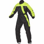 5131-0204 - Black Beacon Waterproof Motorcycle Rainsuit S Black/Hi-Vis (D-002H)