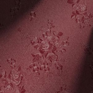 Erfoni Retro Red Wallpaper Dark Red Floral Peel and Stick Wallpaper Thicken Embossed Contact Paper Floral Textured Self Adhesive Wallpaper Solid Pure Flower Contact Paper Removable DIY 78.7"x17.7"