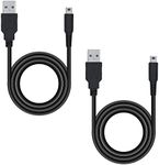 Mcbazel 2Pcs USB Power Charger Cable Cord for Nintendo DSI/ 3DS/ 3DS XL/New 3DS / New 3DS XL/New 2DS XL/New 2DS/2DS XL/2DS/Dsi XL 4Ft Black