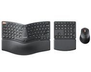 Ergonomic Keyboard and Mouse Combo - Black