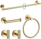 TURS Brushed Gold 5 Piece Bathroom 