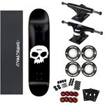 Zero Skateboards Complete Single Skull 8.0" with 83A Soft Wheels