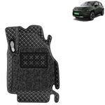 KINGSWAY Accessories Premium 7D Car Floor Mats Only Compatible with Tata Punch EV Year 2024 Onwards All Model, Set of 3 Pcs, 100% Waterproof & Washable Luxury 7D Car Foot Mats, Classic Black