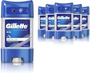 Gillette Antiperspirant Deodorant Gel For Men, 420 ml (70 ml x 6), 48-Hour Invisible Sweat and Odour Protection, Artic Ice